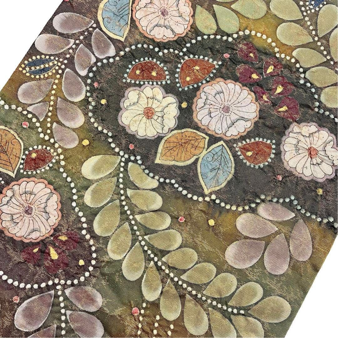 袋帯 作家物 美しい辻が花 暈し 金糸 O-3846 - メルカリ 