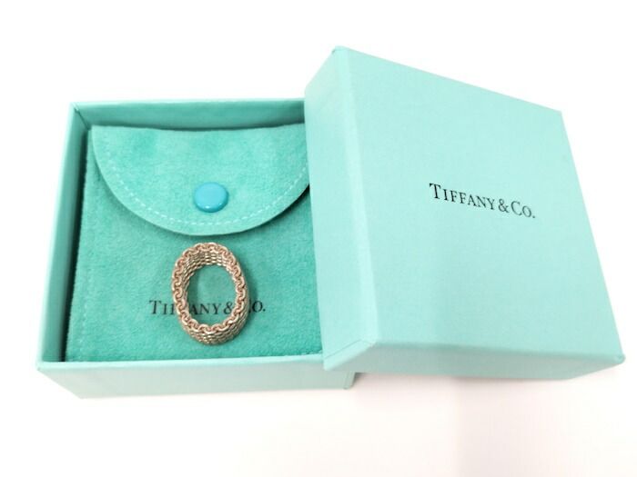 Tiffany &Coサマセットメッシュリング TIFFANY&Co. ティファニー サマセット メッシュ ハート モチーフ