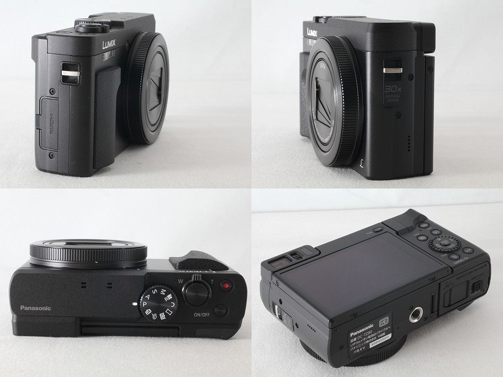 美品・付属品完備 Panasonic DC-TZ90 箱あり コンパクト パナソニック Panasonic LUMIX DC-TZ90 ブラック 付属品完備 元