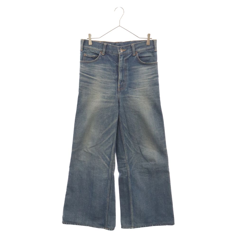 CELINE (セリーヌ) Middle Rise Flare Surf Jeans Dark Union Wash Denim ミドルライズ フレアサーフジーンズ ダークユニオンウォッシュデニム インディゴ 2N638365M