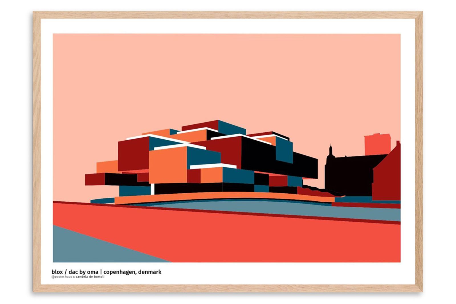 Poster - Frame アートポスター 50×70cm blox by oma|142x10141-50x70