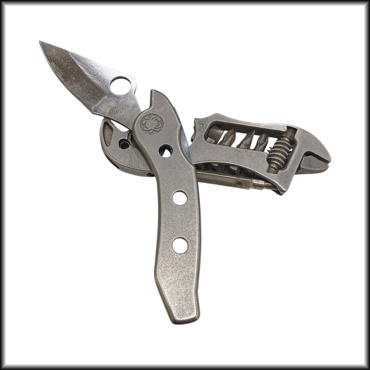 ◇Spyderco◇スパイダルコ スパイダーレンチ 440C 折り畳みナイフ 