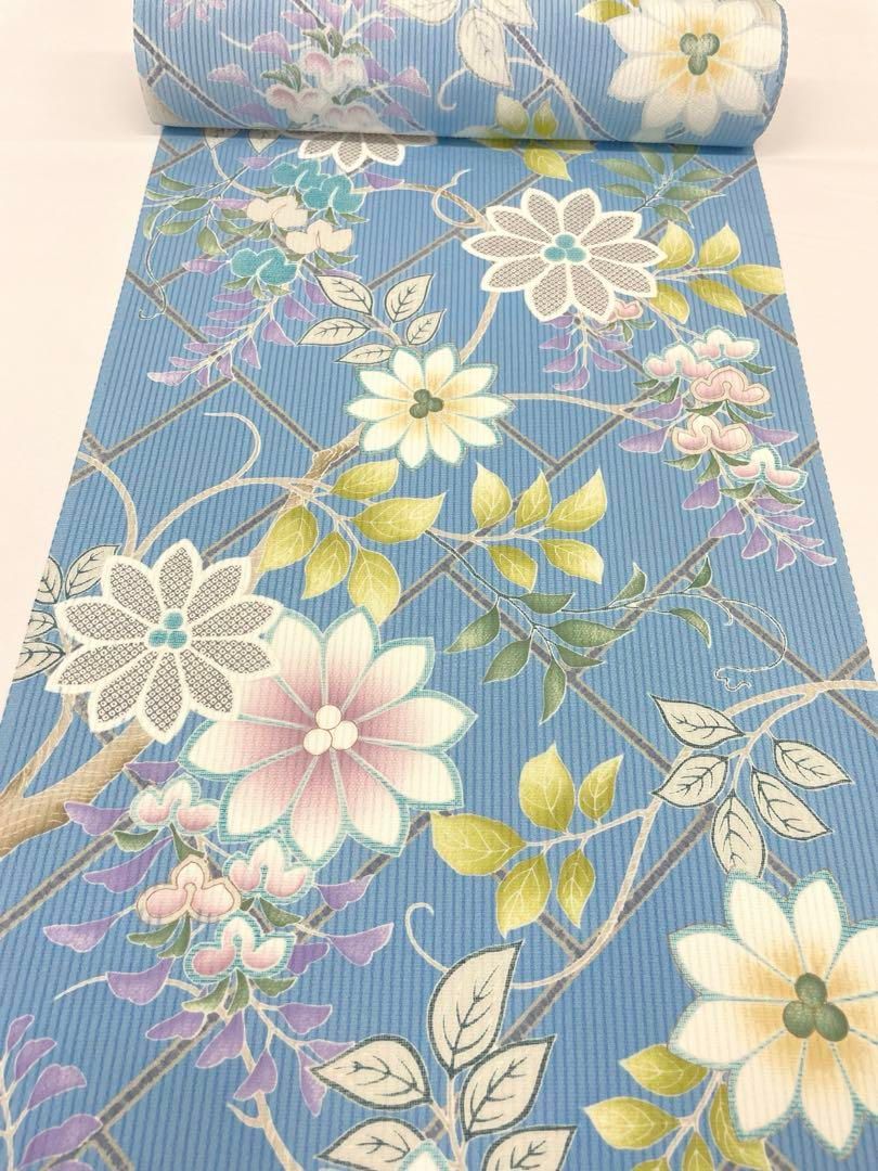 小紋 臈纈友禅 弘治臈纈染 浜ちりめん 正絹 反物 小紋 臈纈友禅 弘治臈纈染 浜ちりめん 正絹 反物 小紋 臈纈友禅 弘治臈纈染