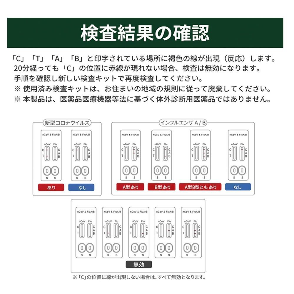 【2点セット】 2025年最新版 インフルエンザウイルスA/B 3種抗原同時に対応 自宅検査 返送不要 セルフ検査キット 検査キット 痛くない 鼻腔検査 5分検出 インフルエンザ検査キット 高原検査キット  インフルエンザ コロナ 検査キット 唾液 研究用