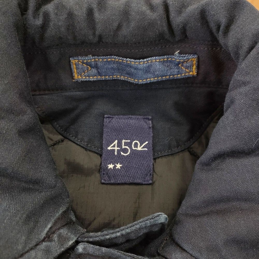 麦サテンのイヌイットコート インディゴ