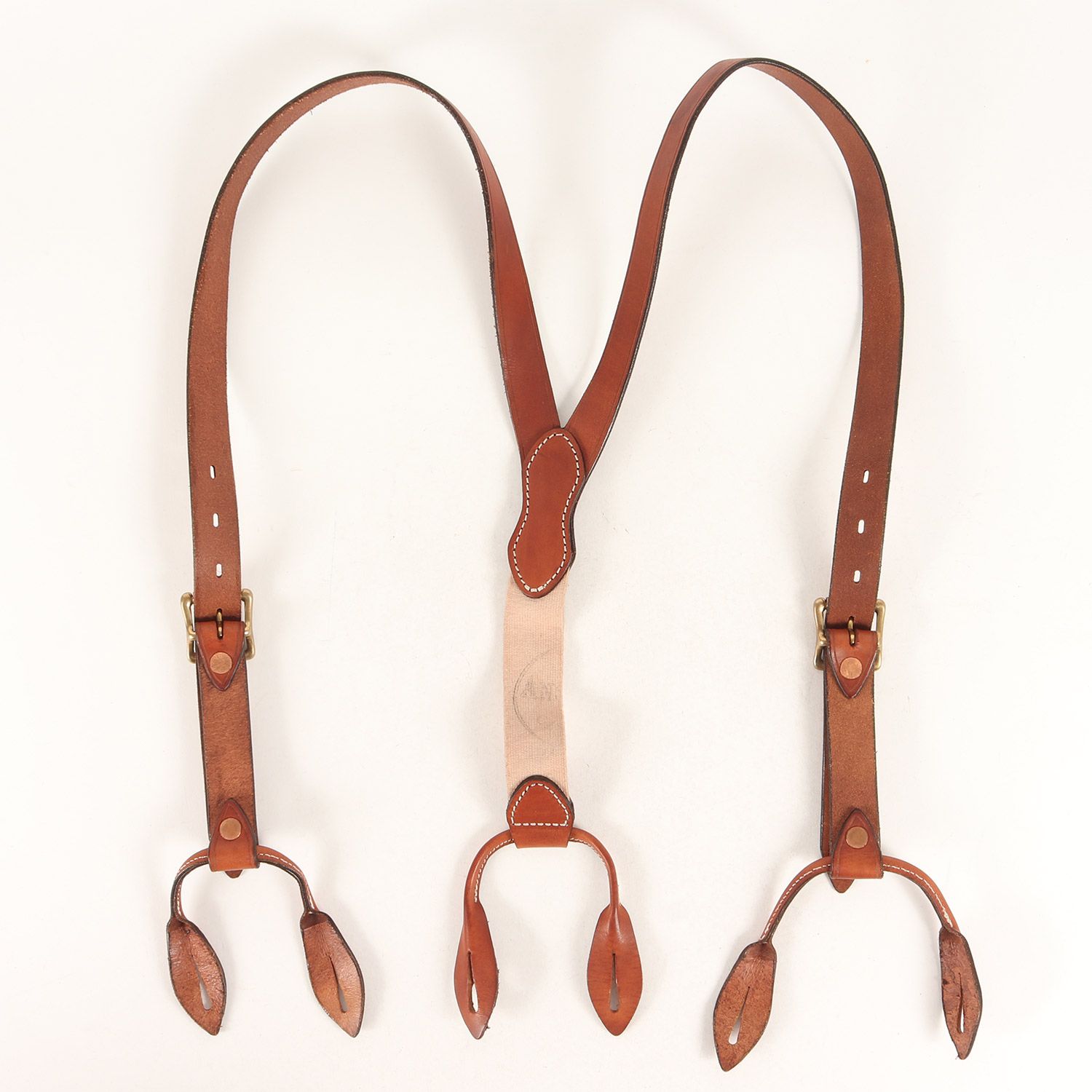 VASCO ヴァスコ レザーサスペンダー ブラウン 20230501_6a1e11.JPG