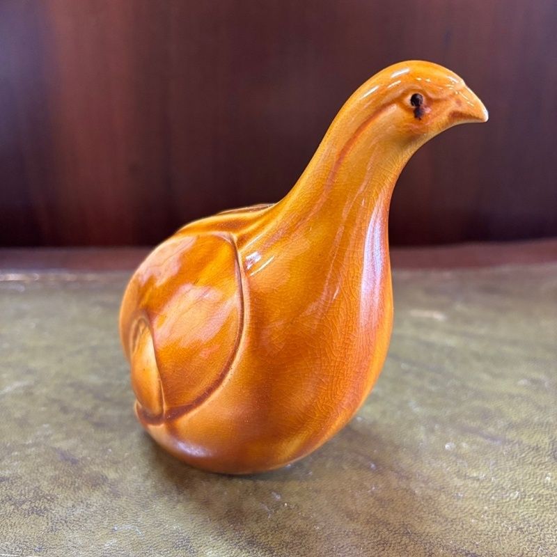 九谷焼 アンティーク 鶏 置物 陶器 骨董 伝統工芸 特選 九谷焼