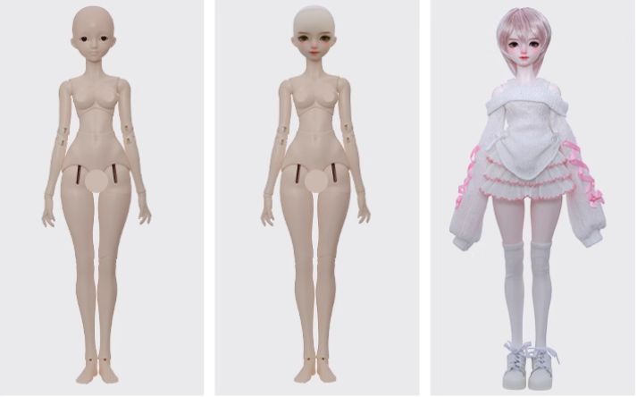 AX112 BJD 1/4 ドール本体 Mumu 球体関節人形 ハンドメイド AX112 BJD 1/4 ドール本体 Mumu 球体関節人形 ハンドメイド