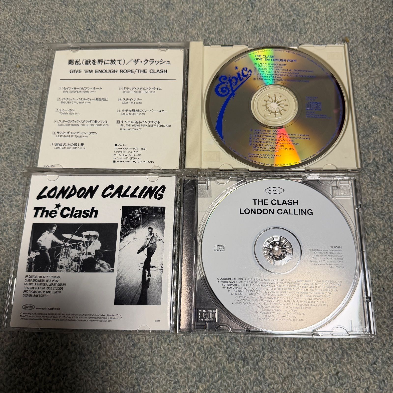 THE CLASH CD3枚セット The Clash・Give 'Em Enough Rope・London