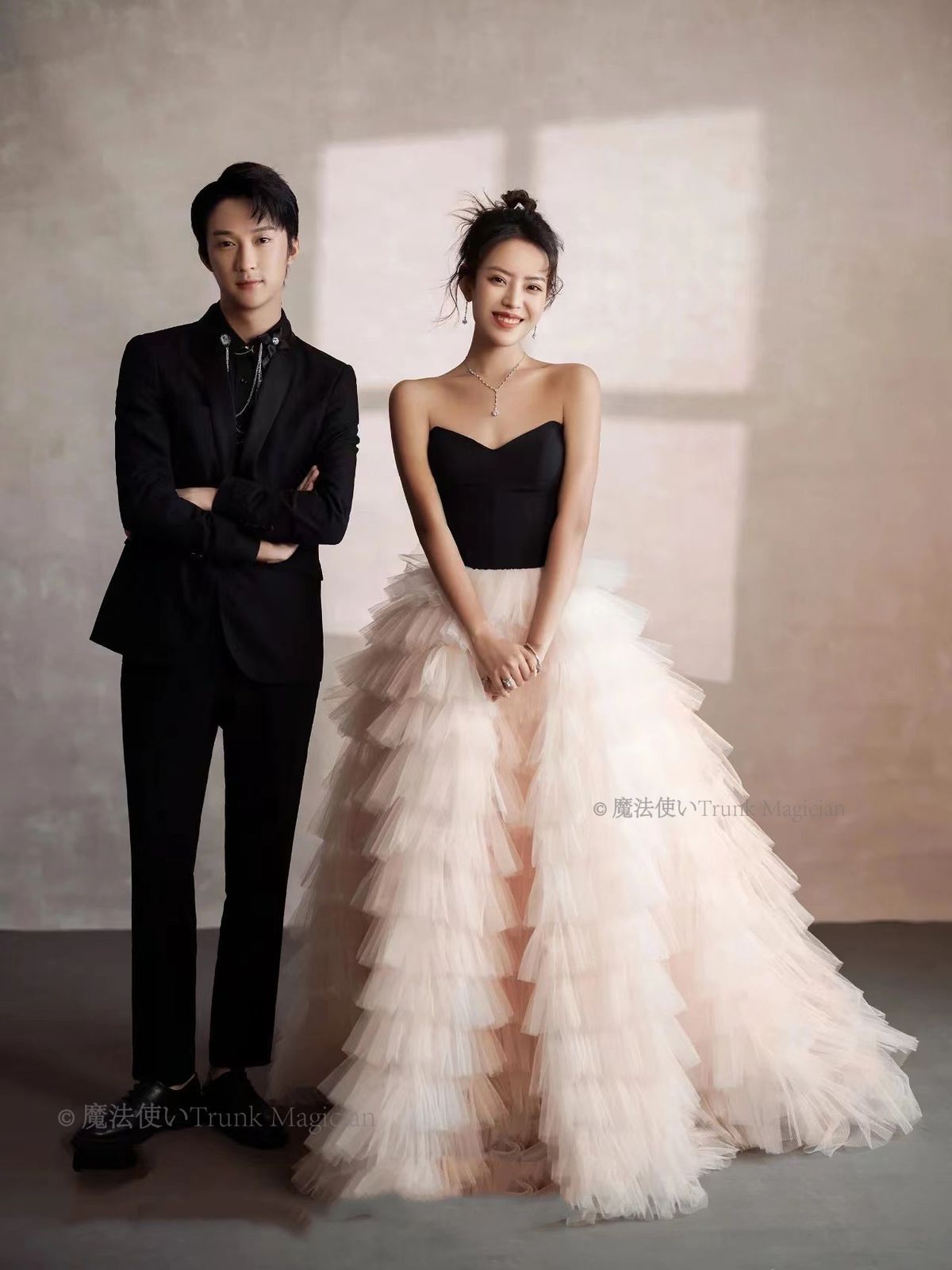 チュール ウェディングドレス