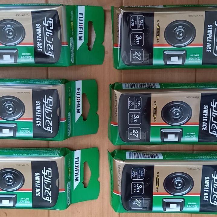 写ルンです　6個セット 写ルンです 6個セット シンプルエース 27枚撮 FUJIFILM フジ