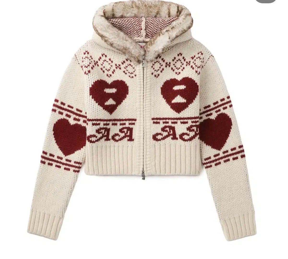 アベイシングエイプ ニットジップアップ