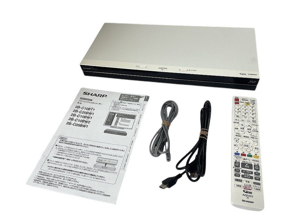 SHARP ブルーレイレコーダー 2B-C10BT1 2019年製 SHARP シャープ