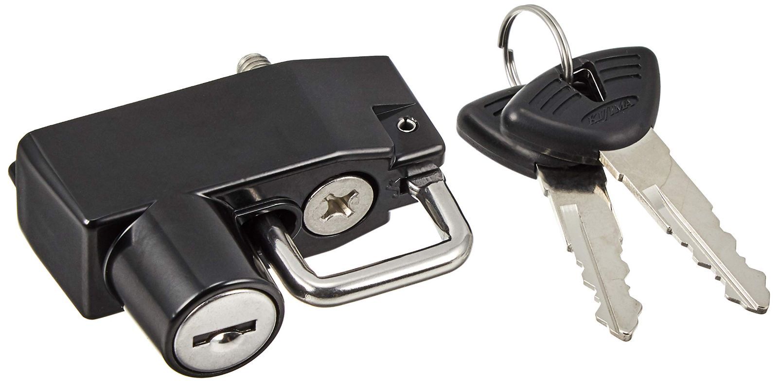 【新着商品】ヘルメットロック ホルダー バイク 35mmパイプ用 クランプ式 (kijima) (ブラック) スポーツスターモデル2004年~ キジマ HD-05146