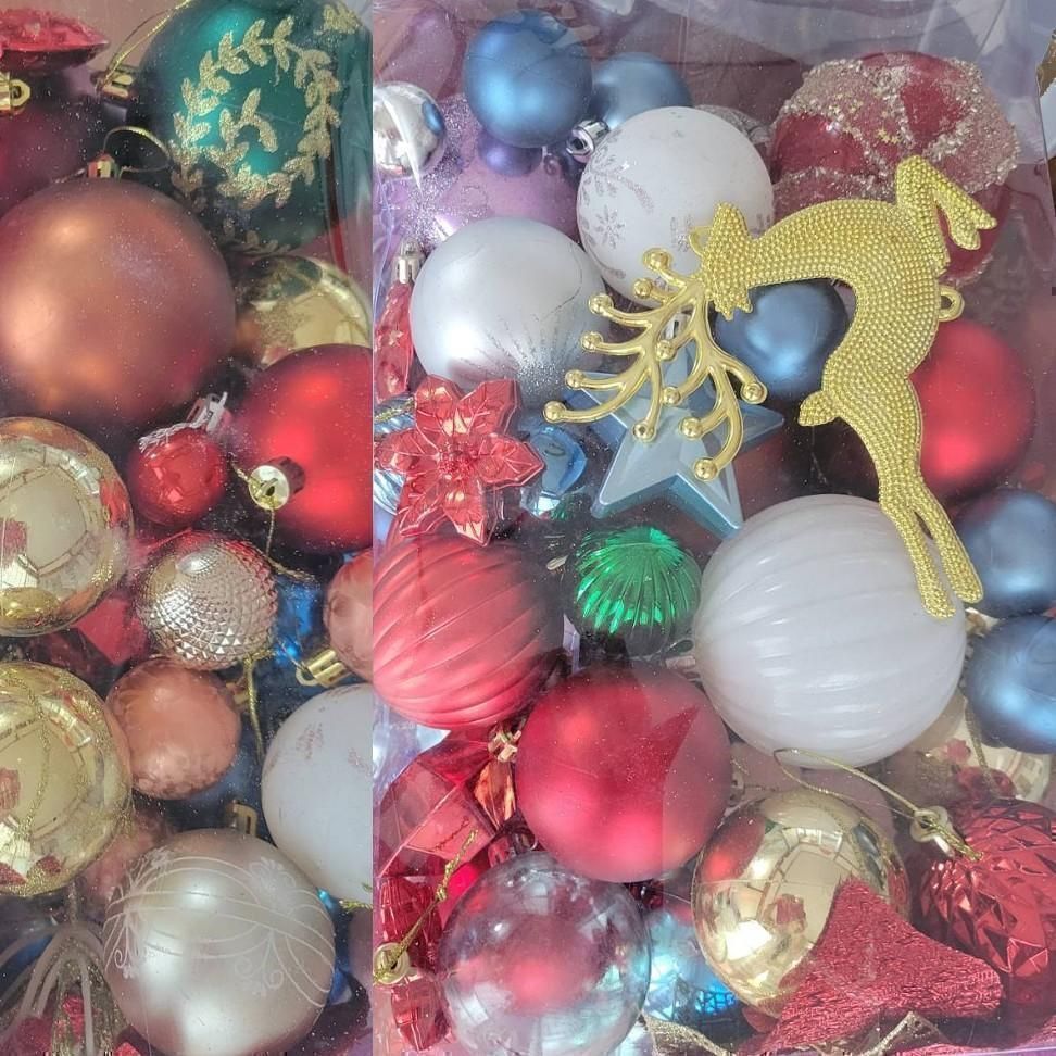 ☆saie☆ 豪華！ 超お得 クリスマス オーナメント ランダム 約70個入り