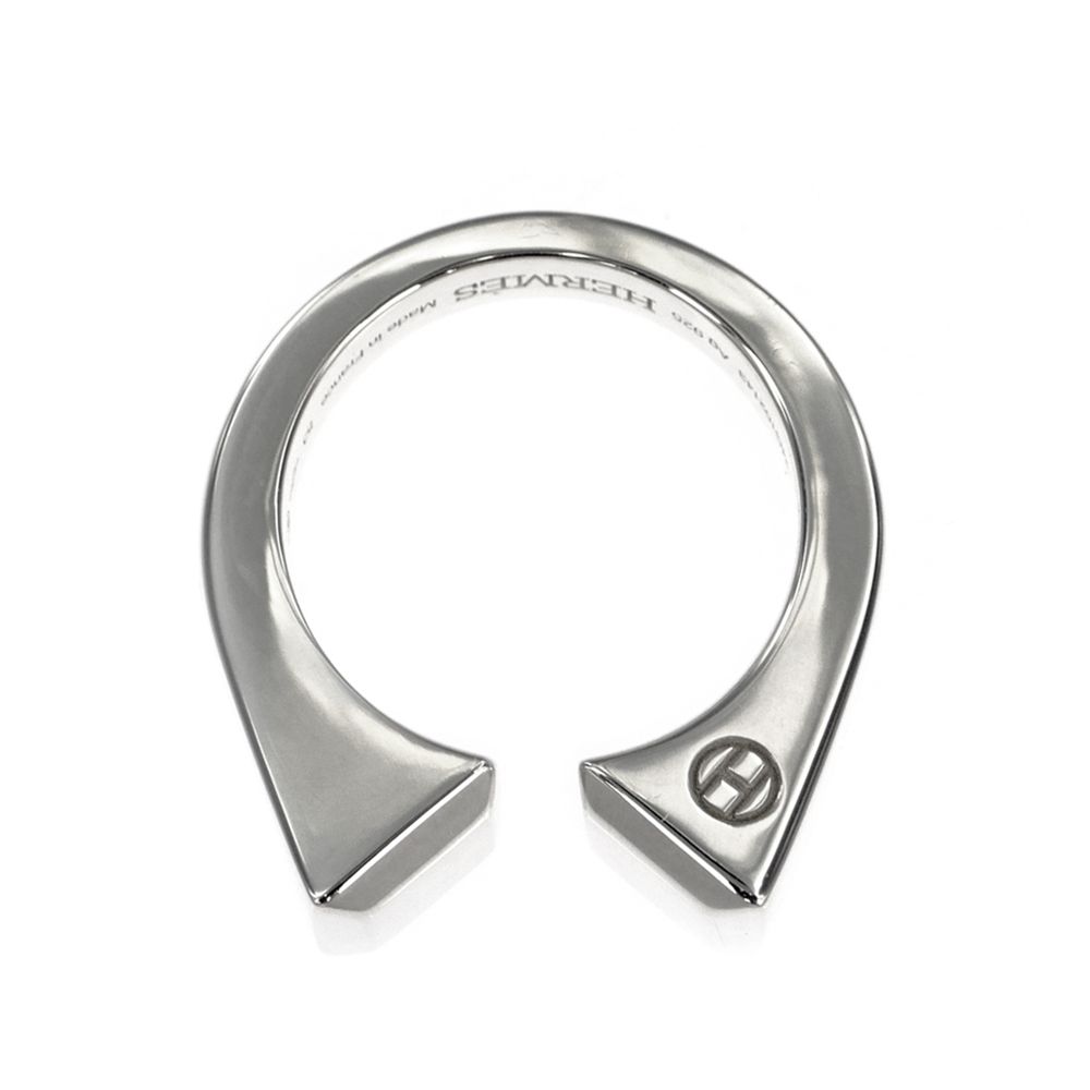 名東】エルメス リング クルードフォルジュGM サイズ53 AG925 シルバー