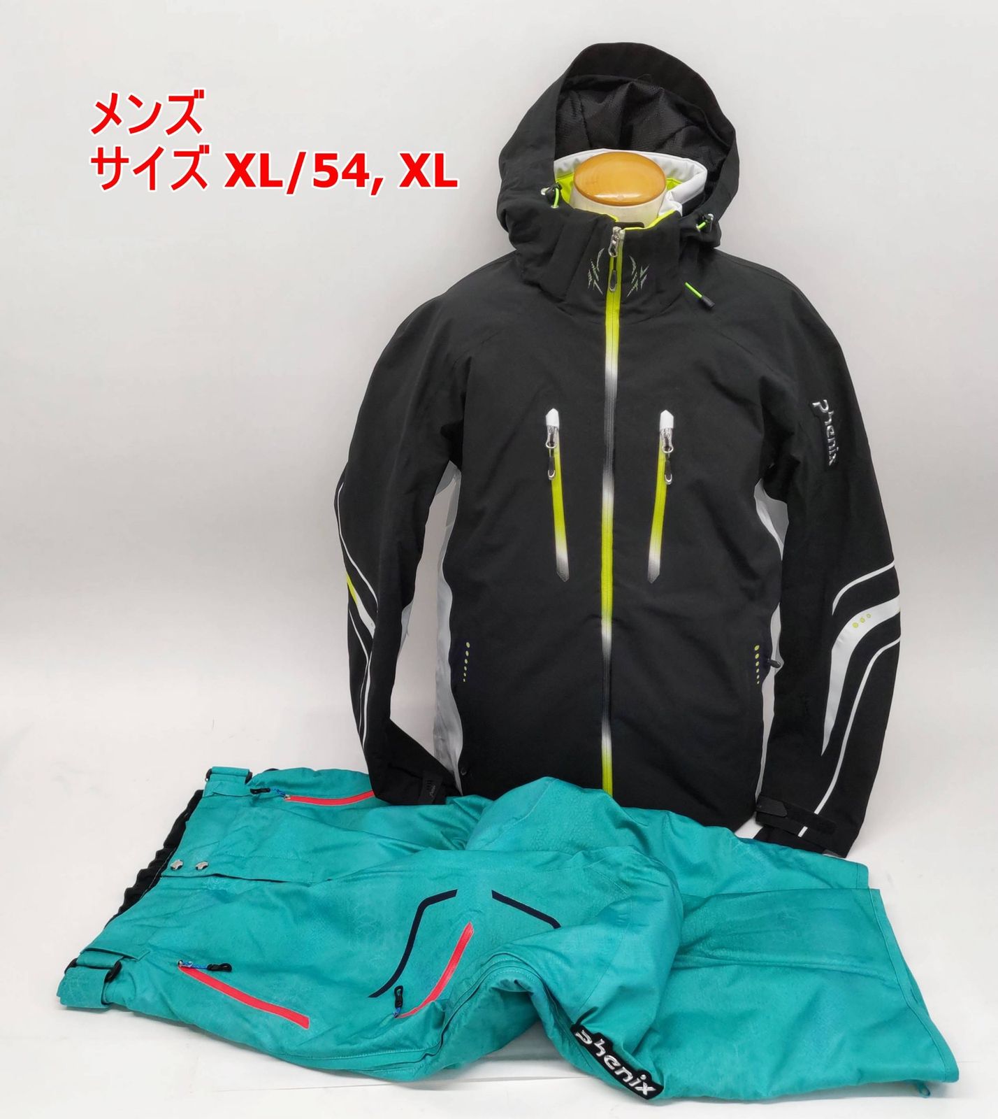 PHENIX スノボ スキーウエア 上下3枚2way フェニックス M～L phenix 