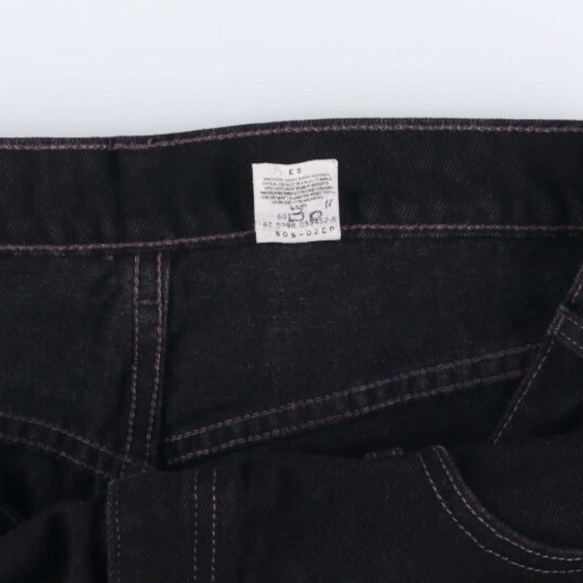 ブラックデニム