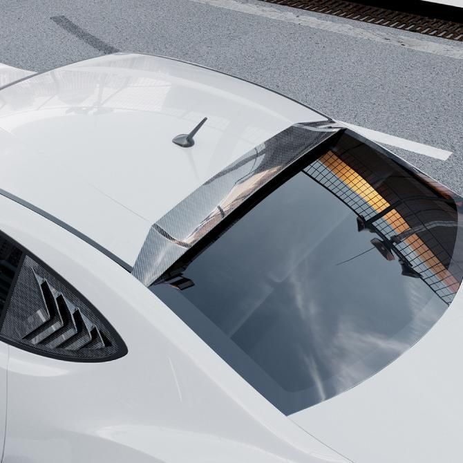 2013〜2020年 BRZ トヨタ86 FR-S対応 トップウィング ABS製 リアスポイラー ピアノブラック カーボン調 外装カスタムパーツ