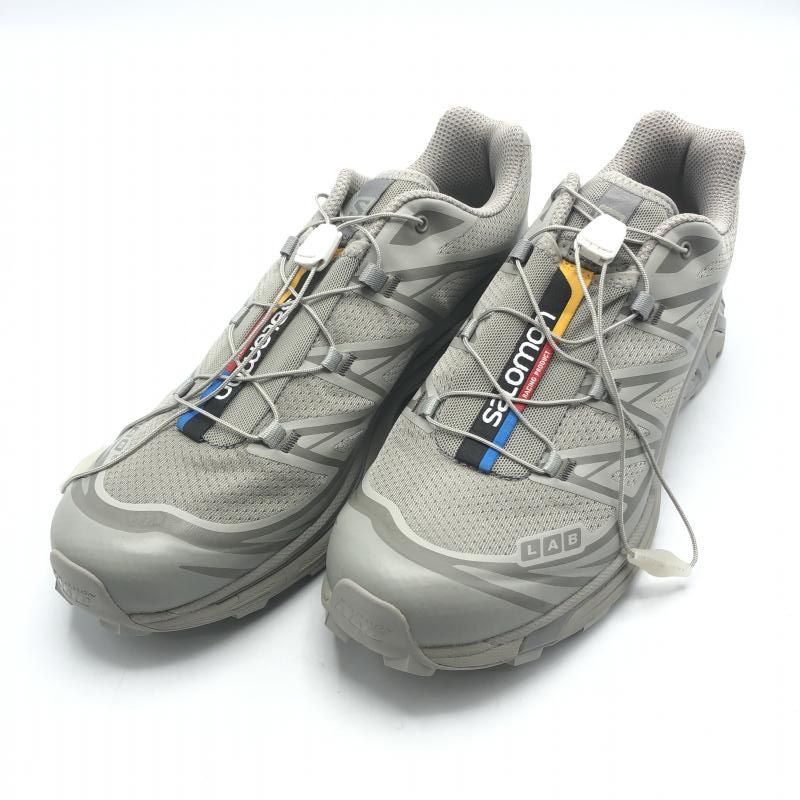 中古】salomon XT-6 Ghost Gray スニーカー 26cm 474448 グレー