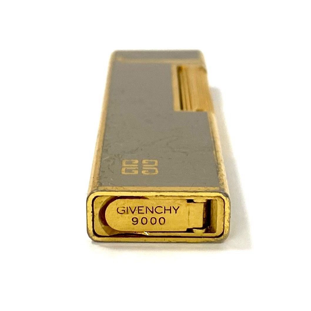 GIVENCHY】9000 ローラー式 ガスライター スリム シルバーカラー
