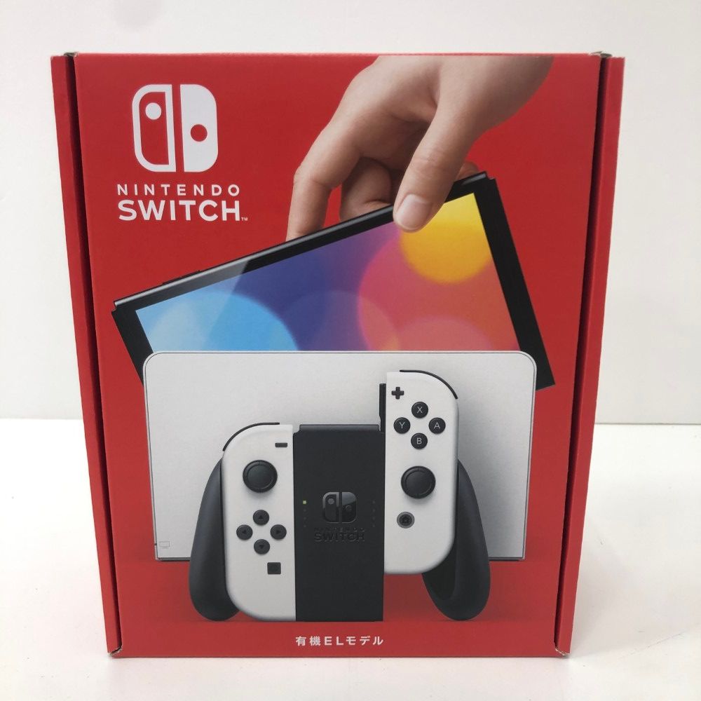 07w0244 nintendo Switch 有機ELモデル ホワイト  ニンテンドー スイッチ  ゲームハード  【中古品】