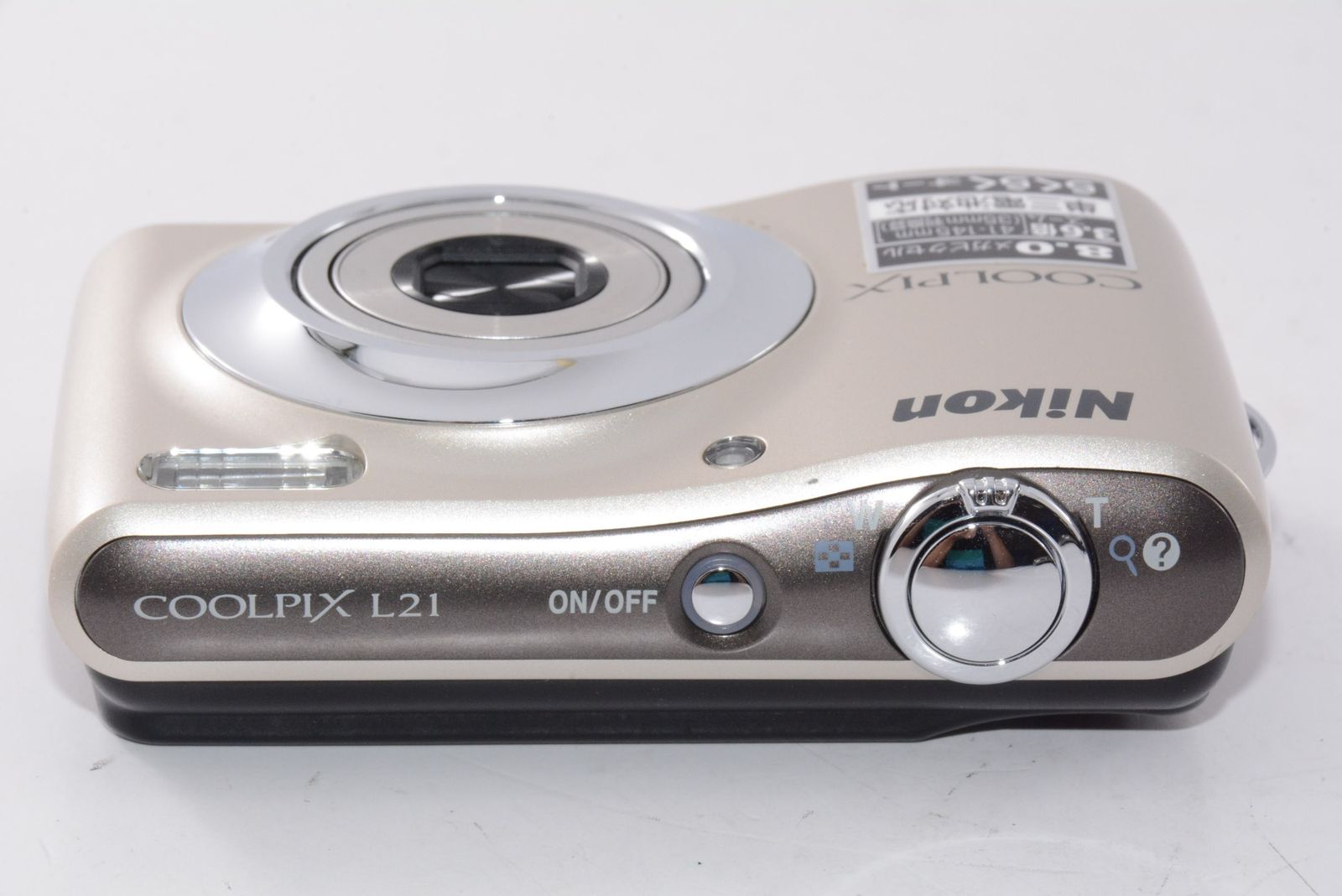 美品 Nikon COOLPIX L21 コンデジ デジカメ シルバー 電池式 Nikon