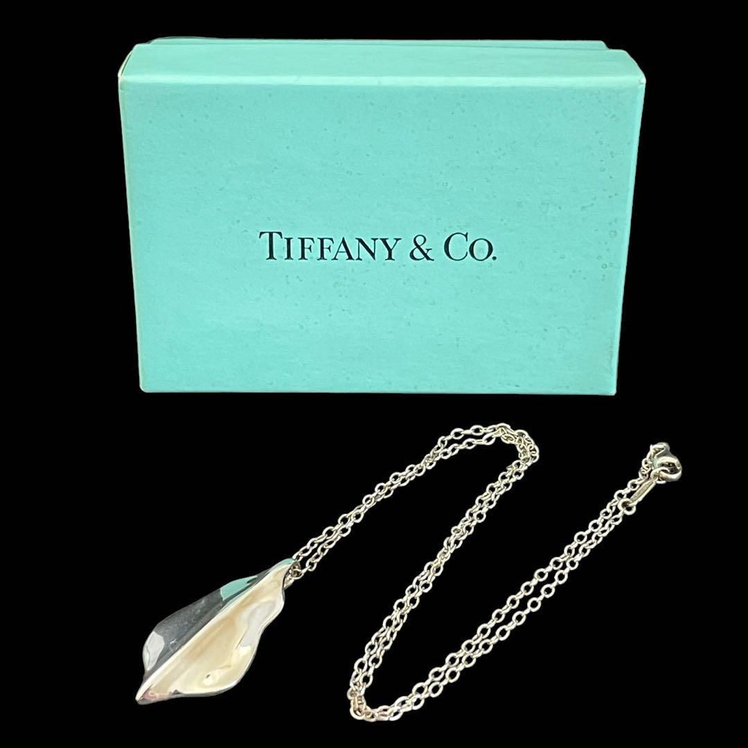 TIFFANY&Co. ティファニー ネックレス リーフ ペンダント 葉っぱ