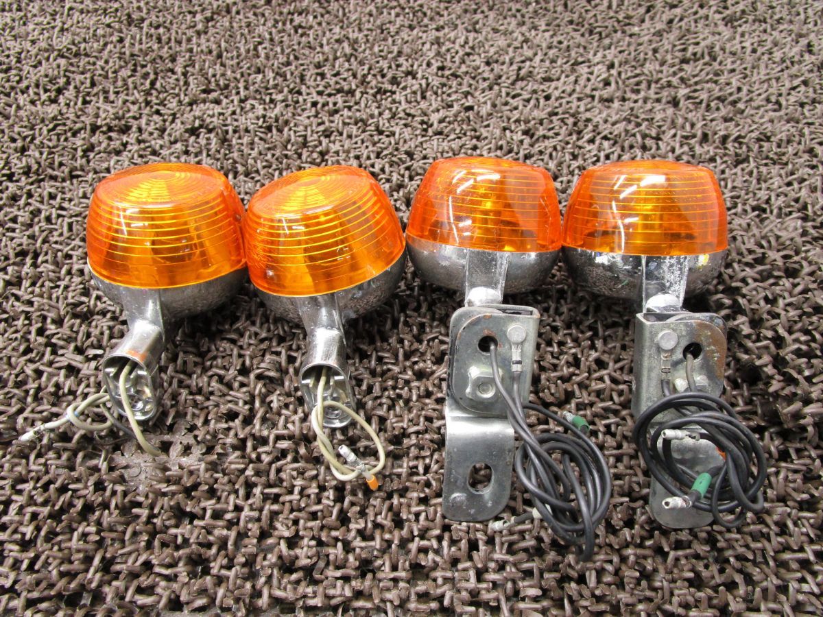XE75 ウインカー 4個セット A6335 CE75 ホンダ CE75E キャブ車 動画有 6V BRIGHTFACE_UK