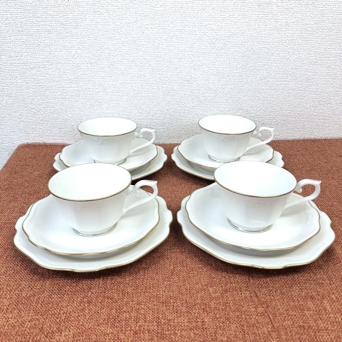 良質  Noritake 4 トリオ コンテンポラリー Contemporary ノリタケ 食器