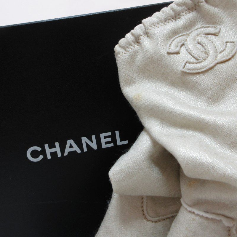 シャネル CHANEL 08C ニットブーツ ショートブーツ シューズ ココ 