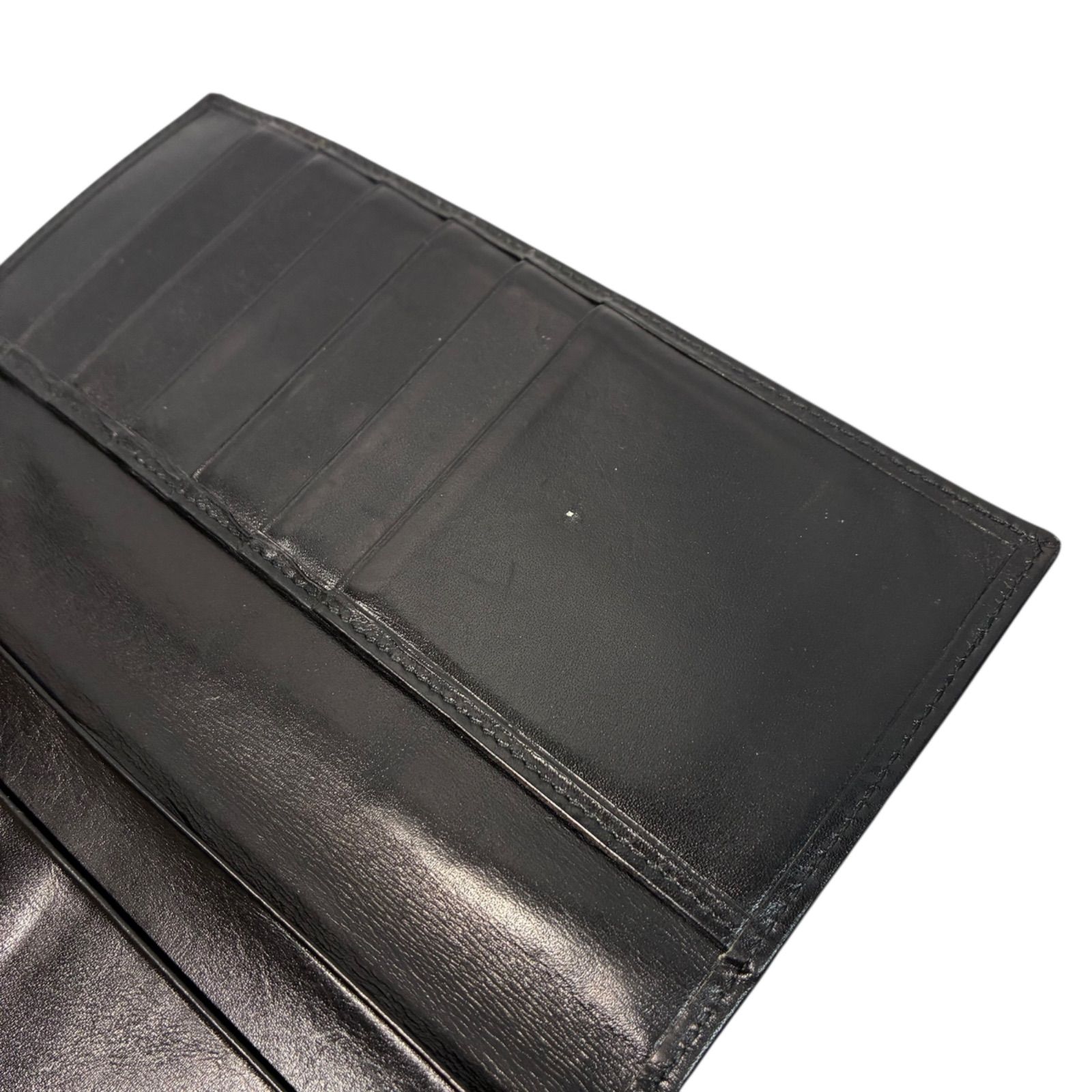 【dunhill】ダンヒル ブラック　札入れ　長財布　カード入れ　黒　ブラック dunhill】ダンヒル 札カード入れ 長財布 ブラック 黒 カード