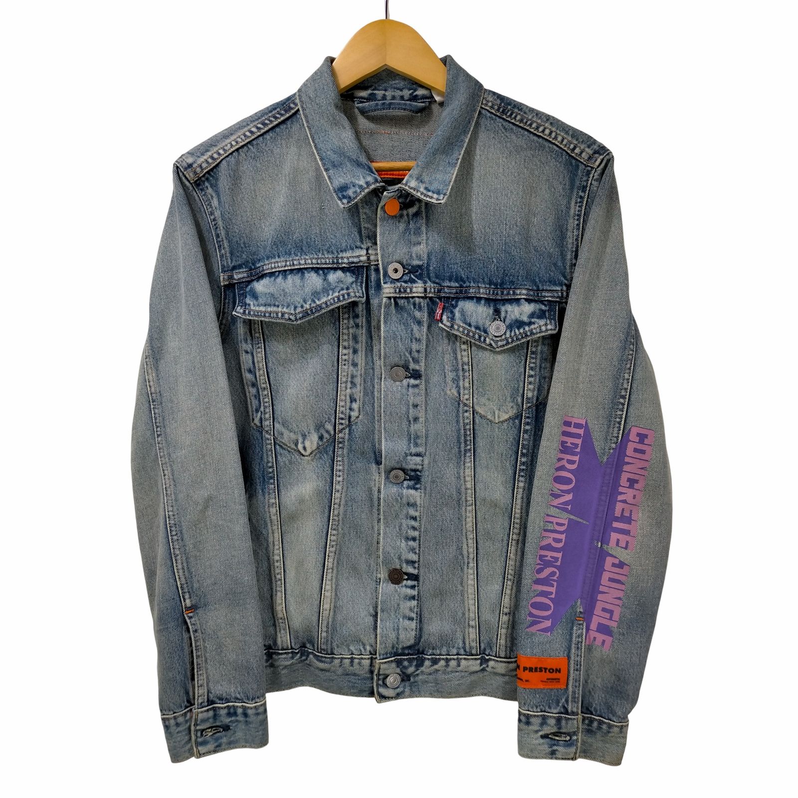 HERON PRESTON ヘロンプレストン デニムブルゾン アウター L 美品 2_000000051360.jpg
