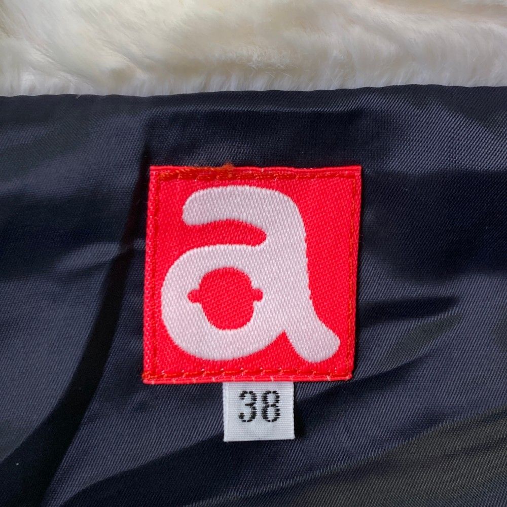 サイズ：38 ARCHIVIO アルチビオ 販売 中綿 ジップワンピース ファー