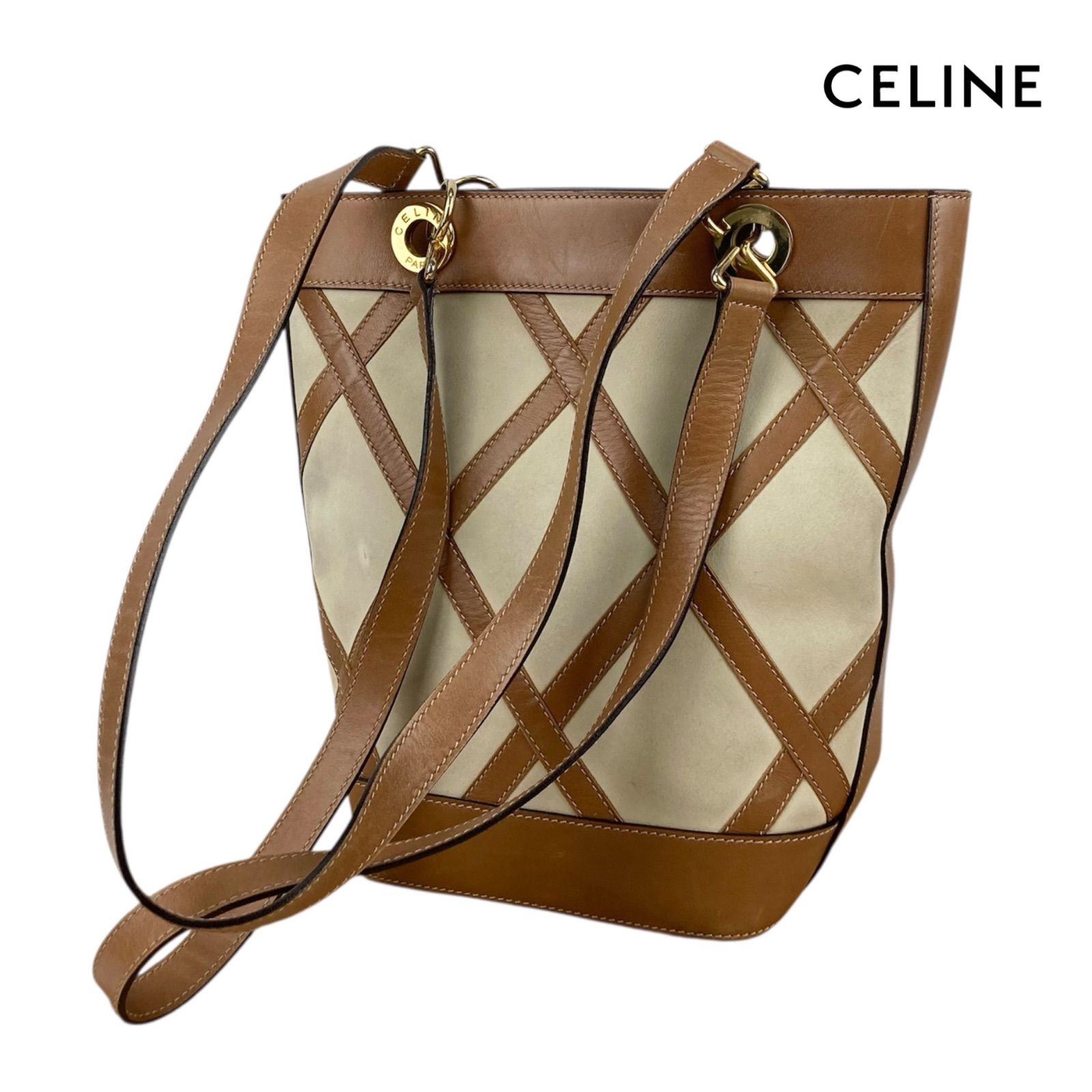 CELINE セリーヌ バケツ型 ショルダーバッグ トートバッグ レディース