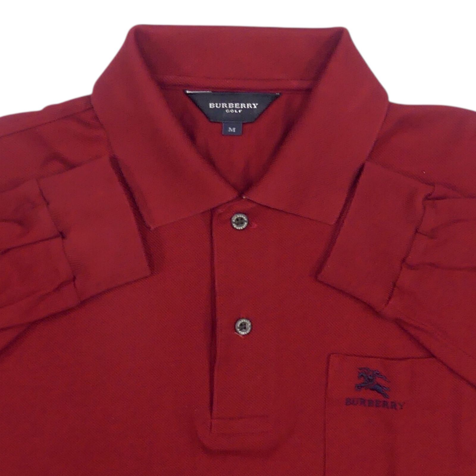 BURBERRY GOLF バーバリーゴルフ ポロシャツ M ノバチェック メンズ
