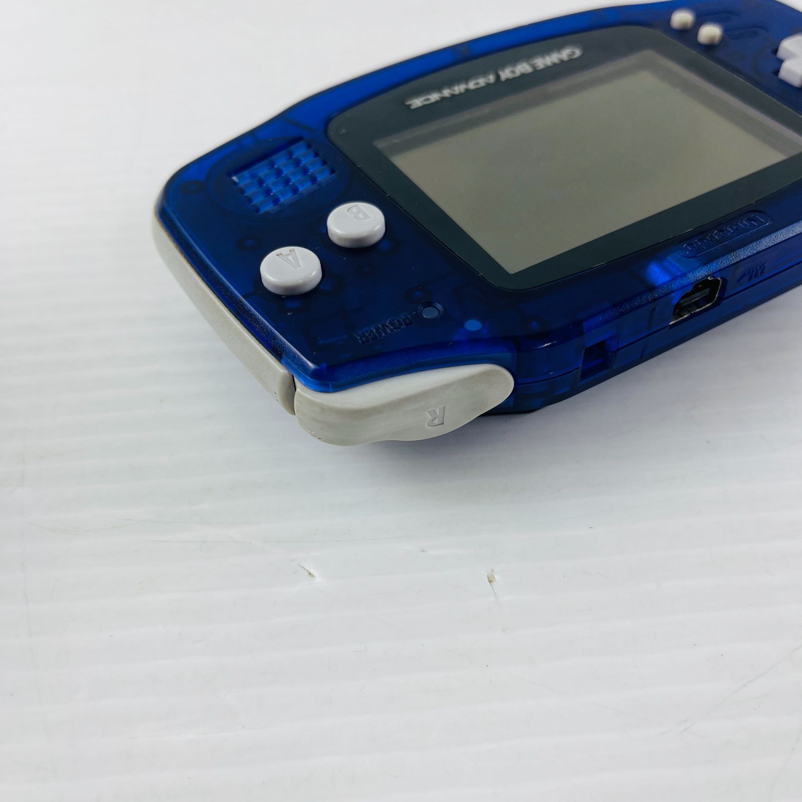 ◇【トイザらス限定】ゲームボーイアドバンス GAMEBOYADVANCE 青 ミッドナイトブルー 動作OK C Nintendo GBA 本体  AGB-001 任天堂 - メルカリ