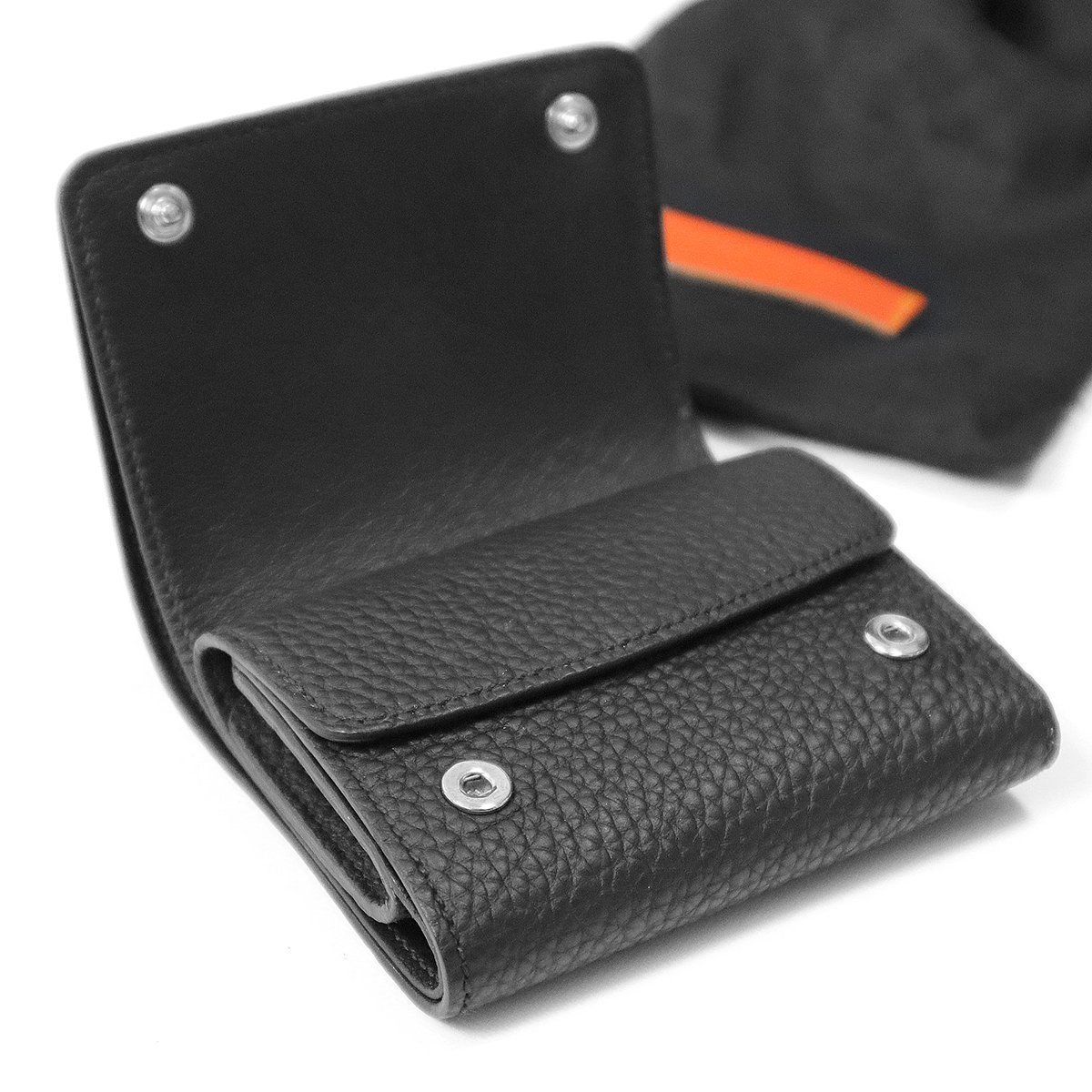 メゾンタクヤ　コンパクトウォレット　三つ折り財布　未使用Titanium×O