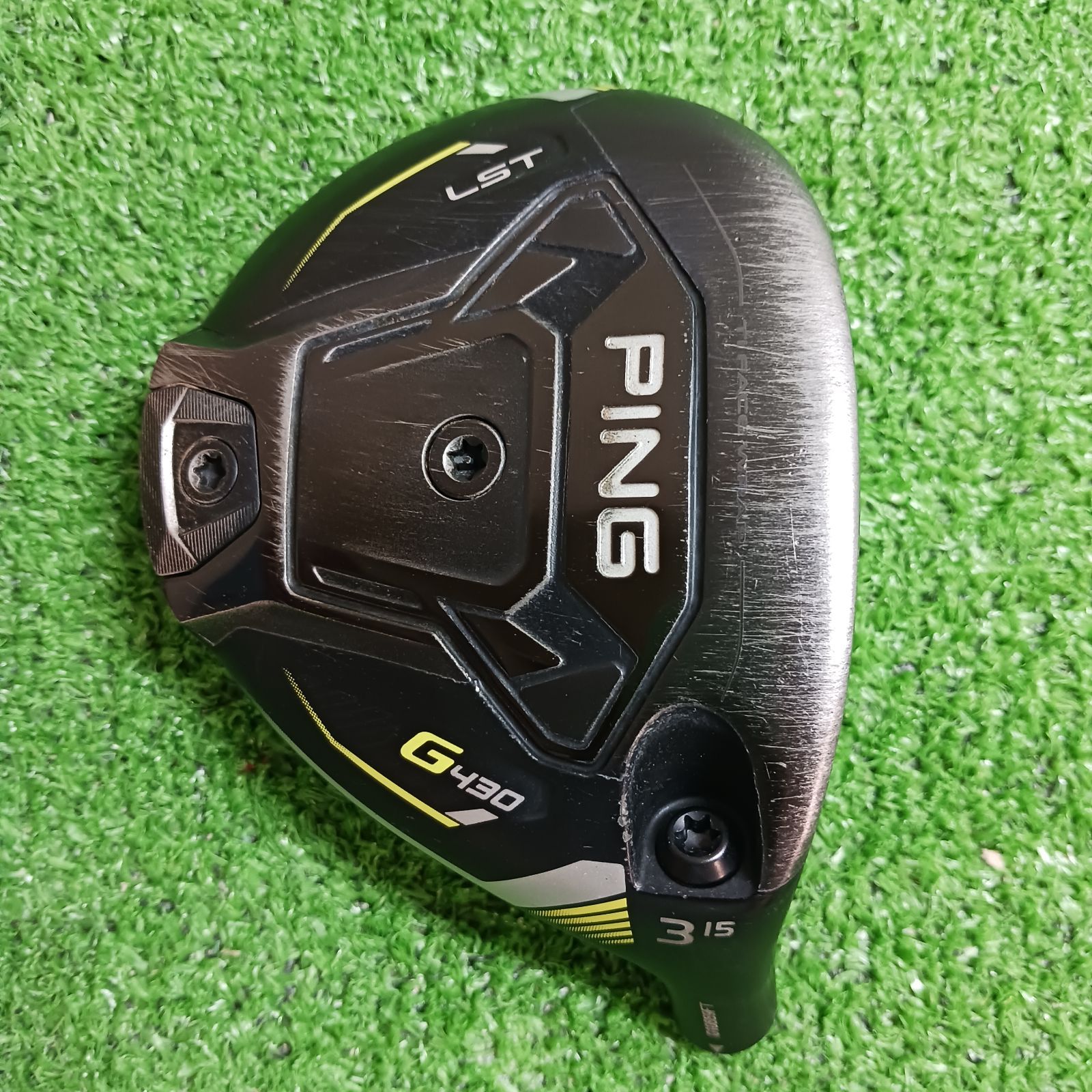 （美品）ピン　G425 LST 3W ヘッドのみ ツアー支給品 ピン PING G425 LST フェアウェイウッド 3W 14.5