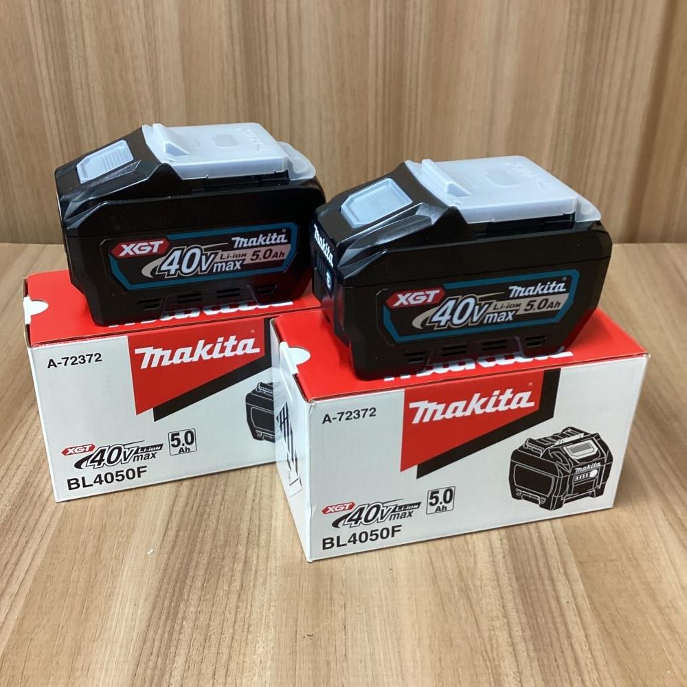 未使用品】makita/マキタ BL4050F バッテリ 40Vmax 5.0Ah 2個 未使用品】makita/マキタ BL4050F バッテリ 40Vmax 5.0Ah 2個