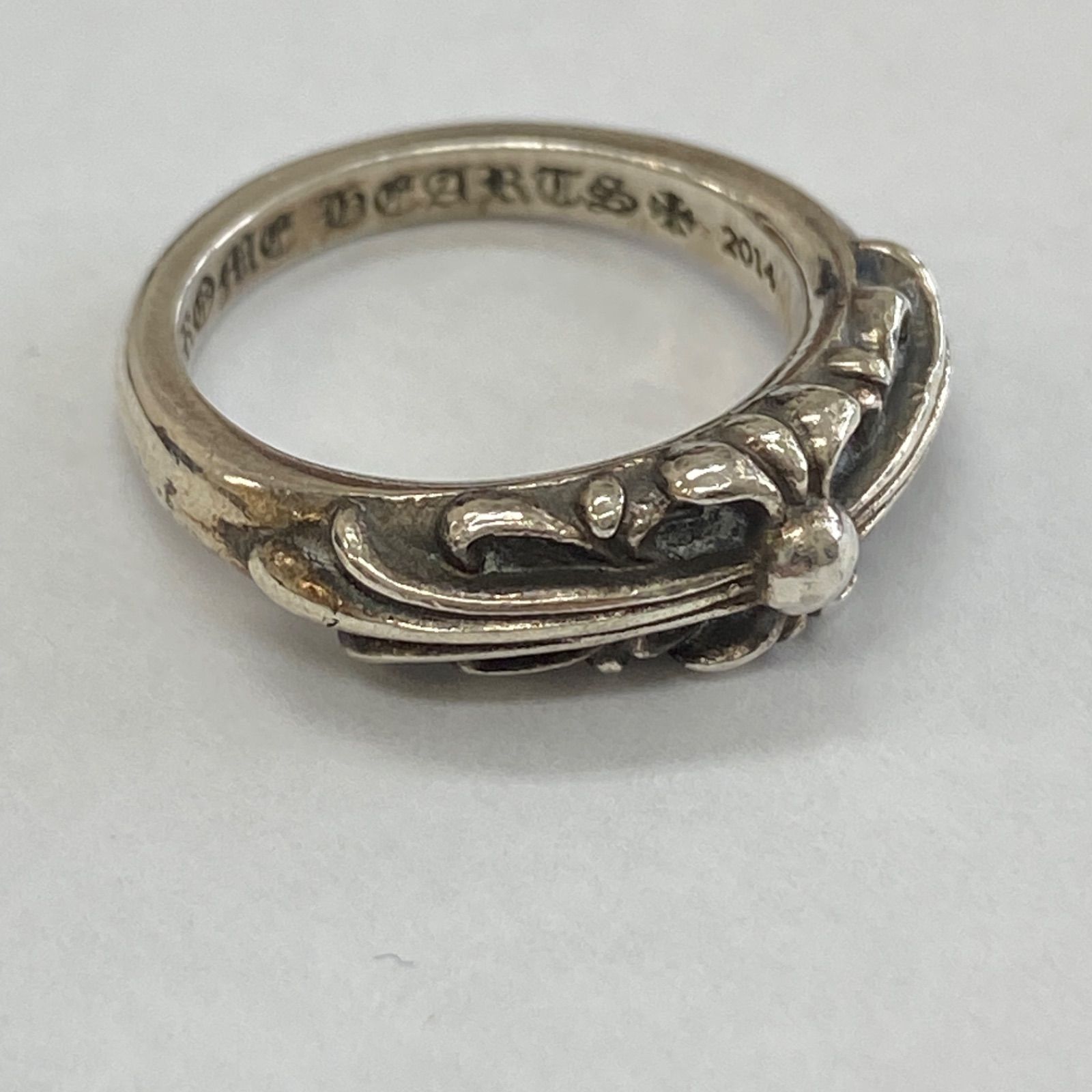 ☆最終値引☆クロムハーツベビークラシックフローラルクロスリング CHROME HEARTS 22K BABY CLASSIC FLORAL CROSS RING PAVE