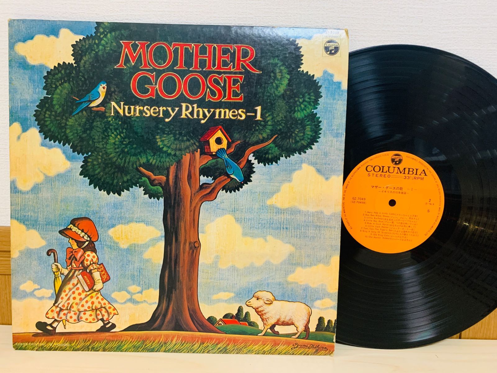 マザーグース LP マザー・グースの歌 イギリスの伝承童謡 MOTHER GOOSE