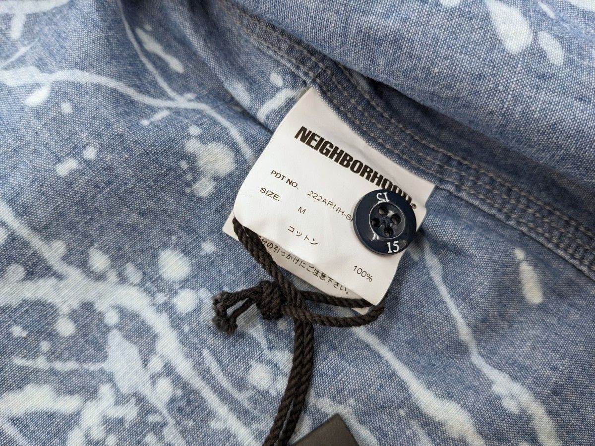 美品 22AW NEIGHBORHOOD ネイバーフッド BLEACH CHAMBRAY SHIRT LS