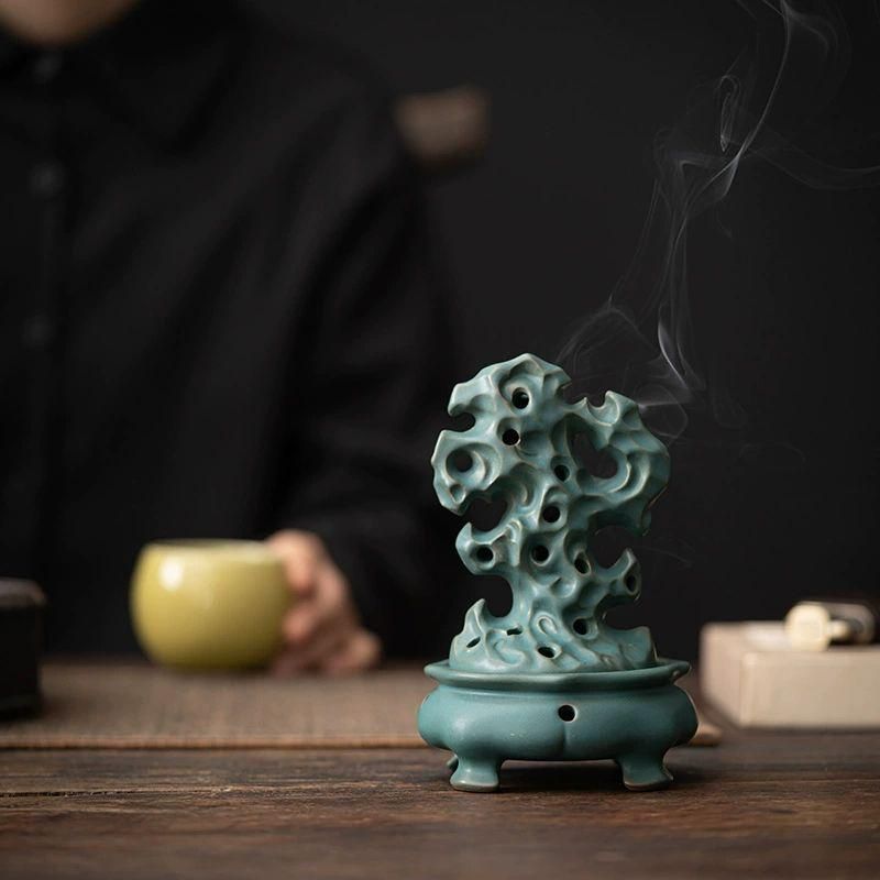 太湖石盤香炉 香炉 沈香 香道具 装飾品 工芸品 美術品 置物 太湖石盤香炉 香炉 沈香 香道具 装飾品 工芸品 美術品 置物
