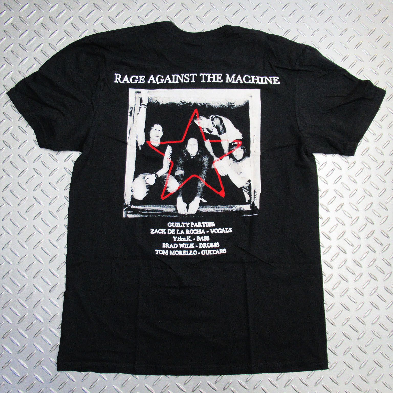 オフィシャル バンドTシャツ レイジアゲインストザマシーン RAGE AGAINST THE MACHINE Battle Star ブラック 黒 -  メルカリ