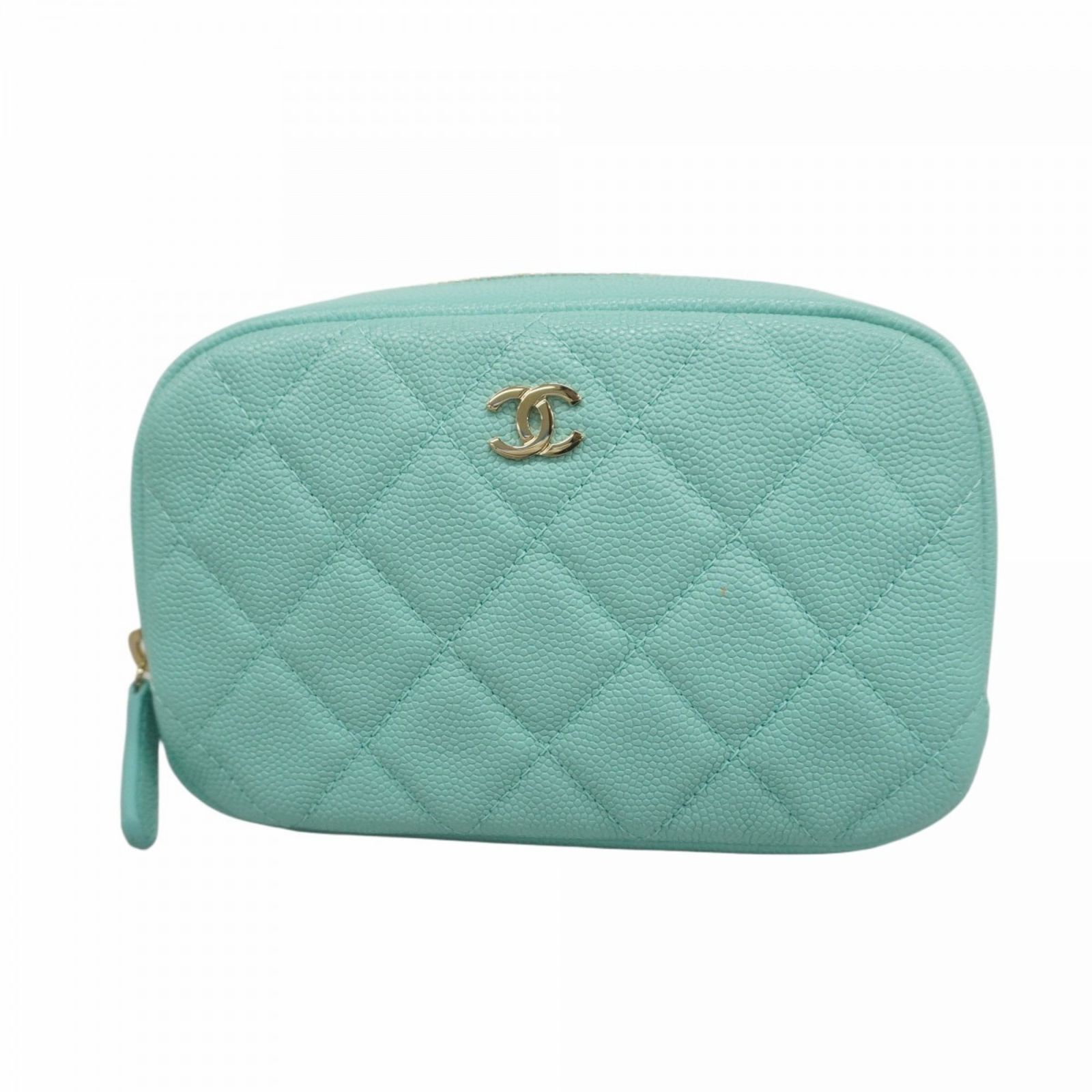 シャネル(Chanel) シャネル ポーチ マトラッセ キャビアスキン