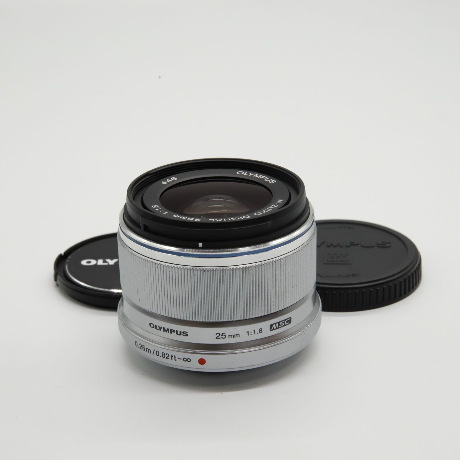 □良品□ OLYMPUS OM SYSTEM/ M.ZUIKO DIGITAL 25mm F1.8 シルバー マイクロフォーサーズ用 単焦点レンズ -  メルカリ