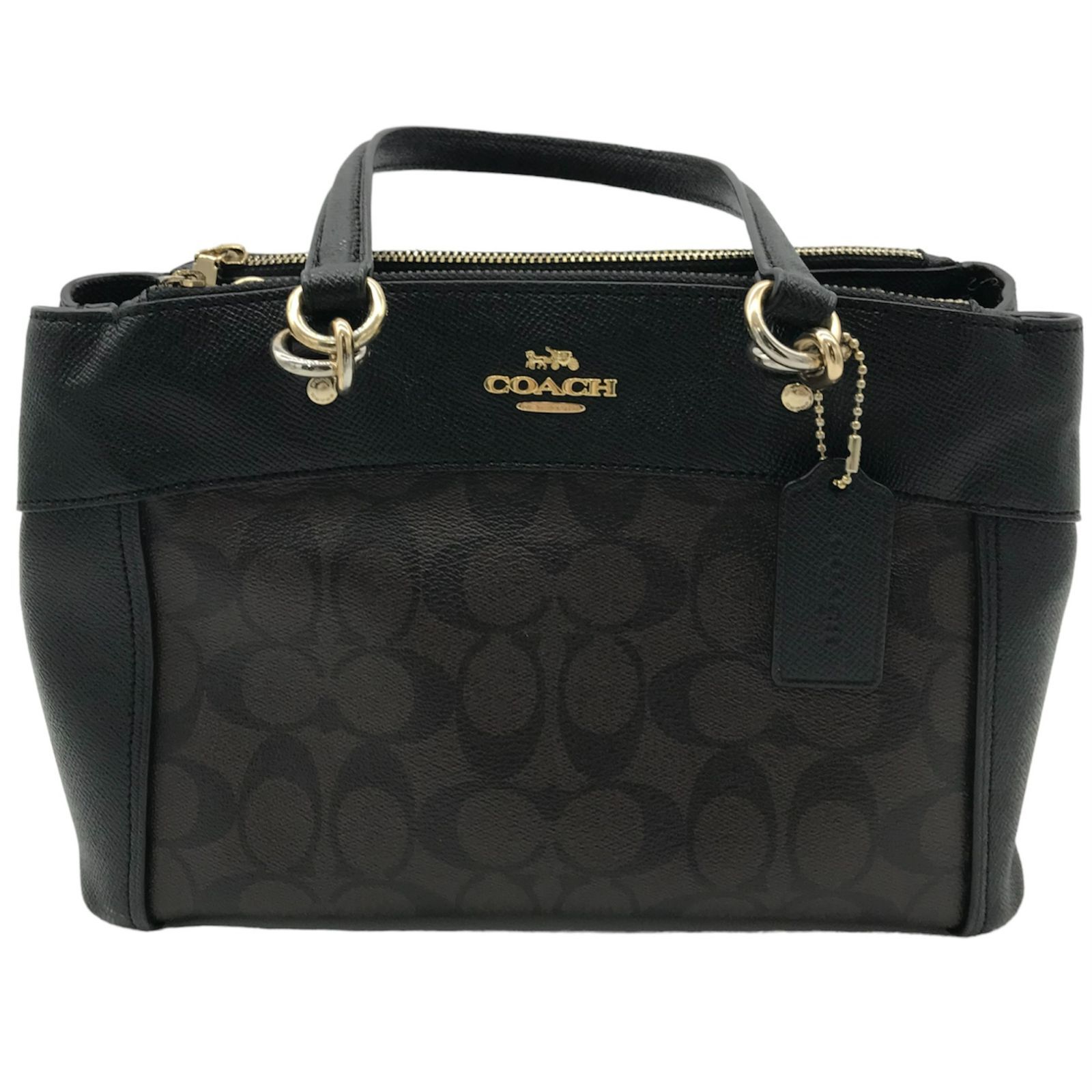 ▽COACH/コーチ シグネチャーミニブルック キャリーオール F26139 