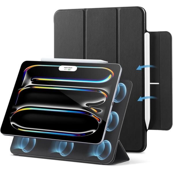 ESR iPad Pro ケース M4 (第5世代)専用 マグネット パープル ESR iPad Pro ケース M4 (第5世代)専用 マグネット パープル