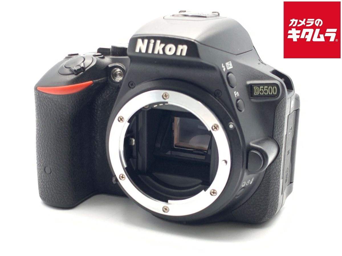 Nikon D5500 ブラックボディ　【中古品】良品 中古】 【良品】 ニコン D5500 ボディ ブラック - メルカリ